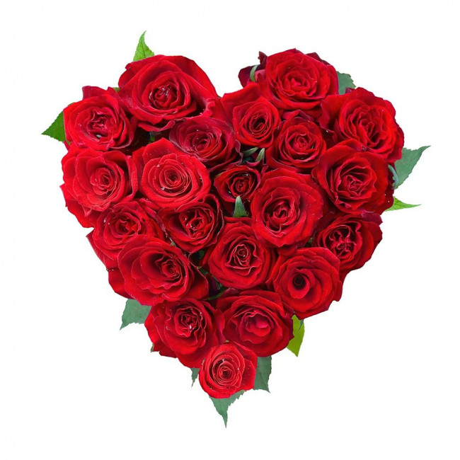Букет цветов "Красное сердце" Букет цветов "Красное сердце"